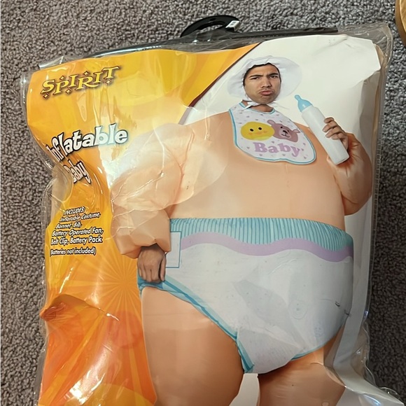 Spirit Inflatable Baby Costume with Bonnet - Picture 1 of 2